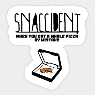 Snaccident Sticker